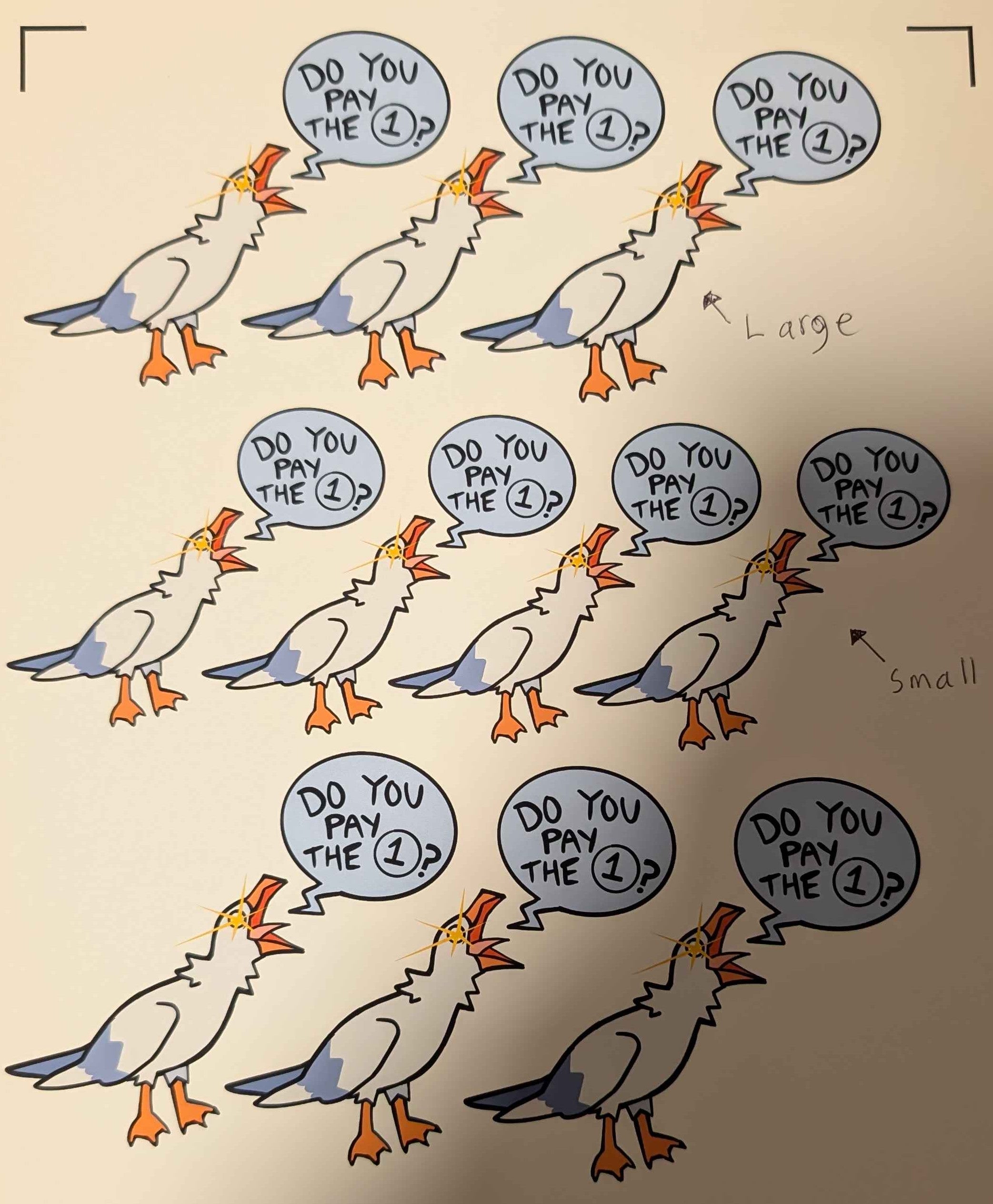 Joke MTG Sticker